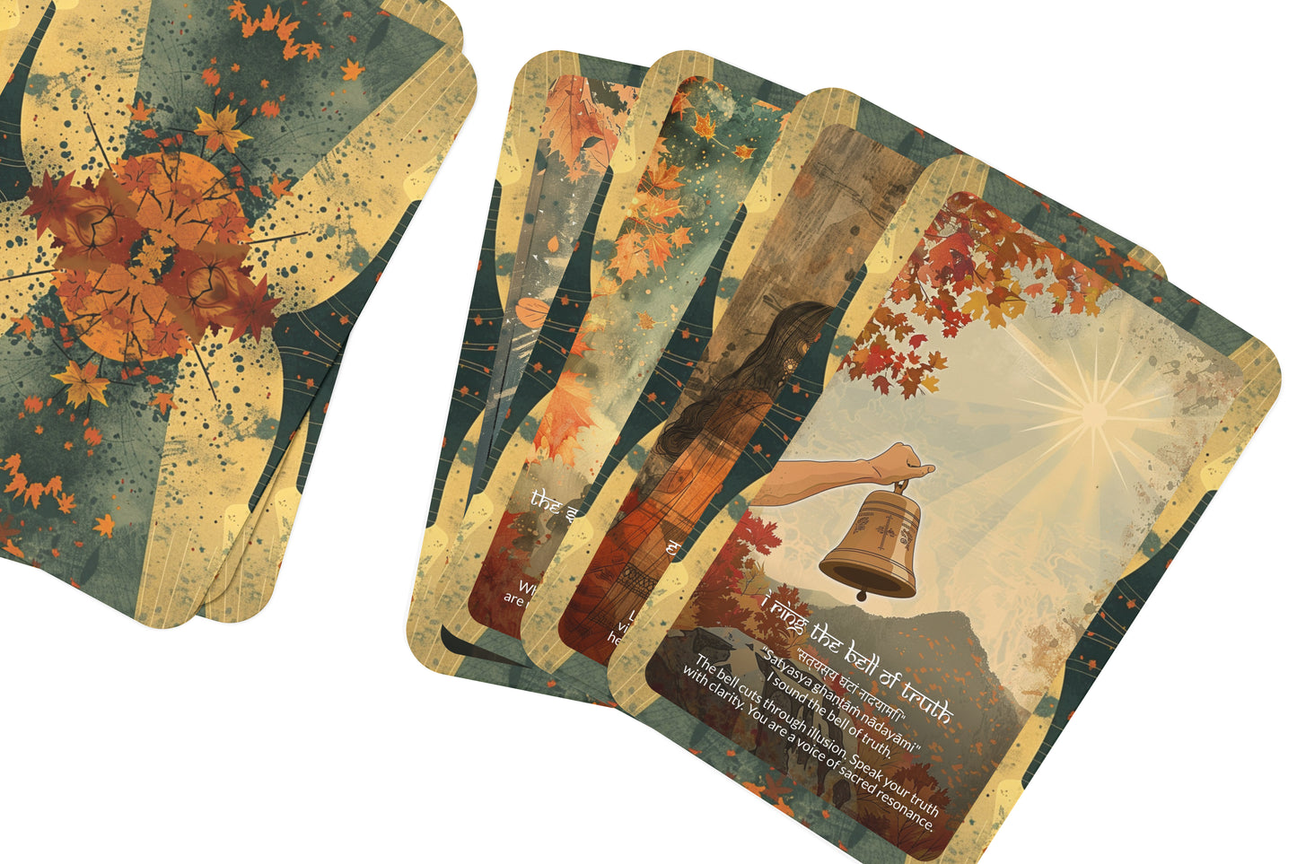 Temple Bell Mantra – A Vibration Oracle Deck – 22 Oracle Cards – Awakening Through Sacred Sound