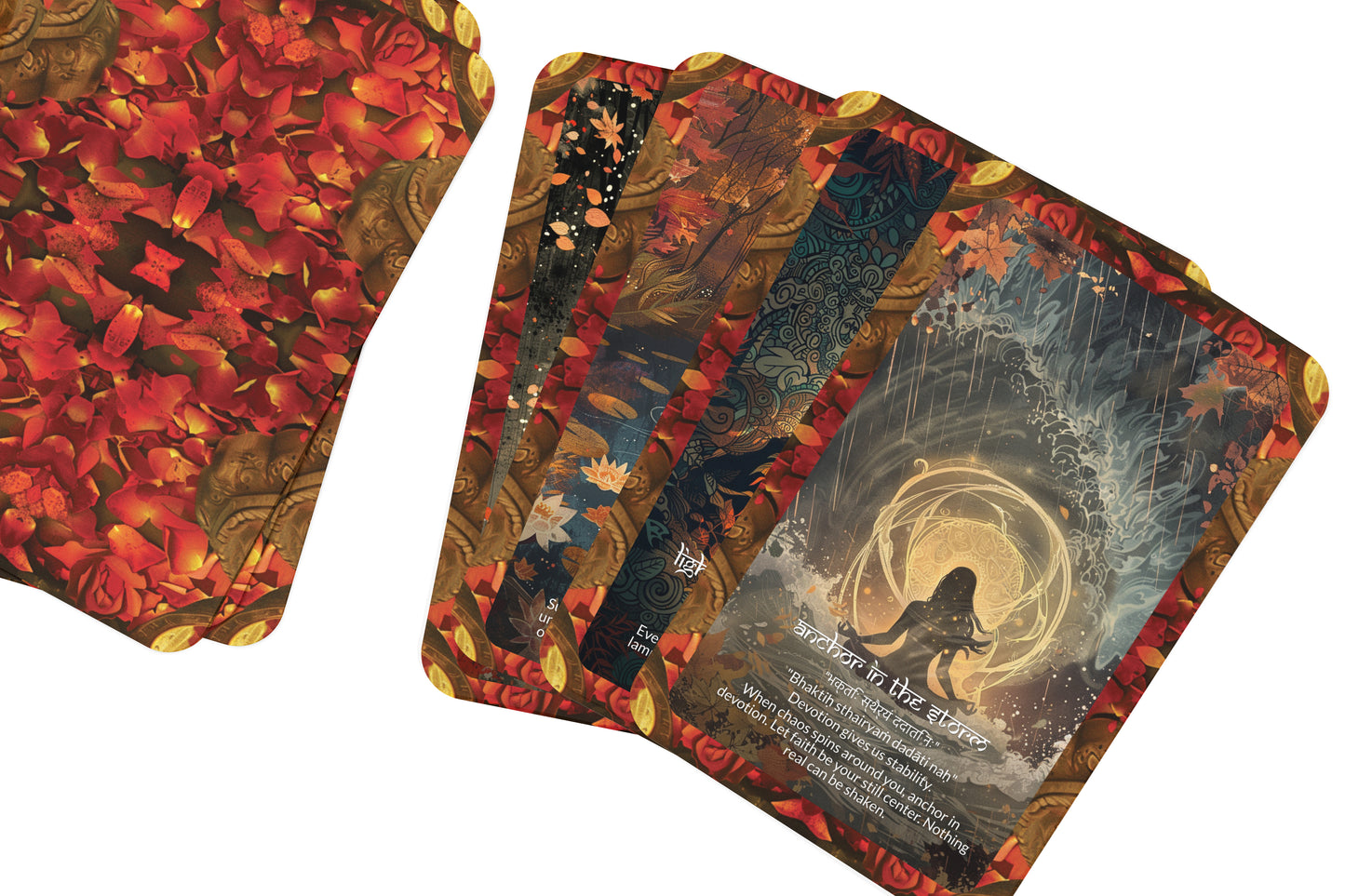 Devotion Mantra – A Sacred Heart Oracle Deck – 22 Oracle Cards – Love as a Spiritual Offering