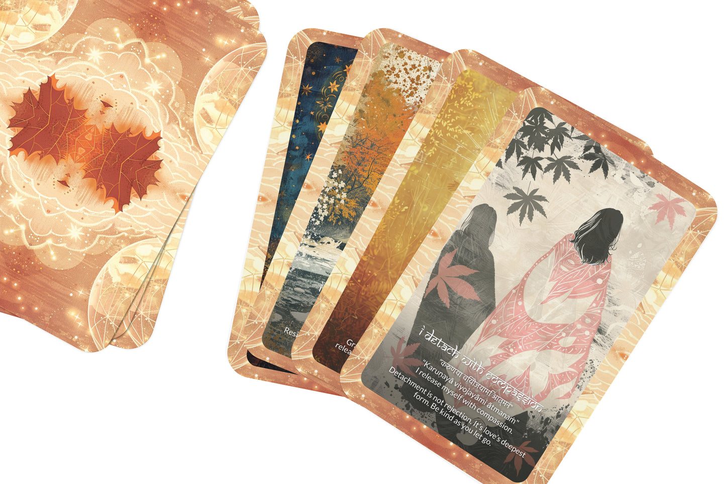 Surrender Mantra – A Trust Oracle Deck – 22 Oracle Cards – Letting Go to Receive More