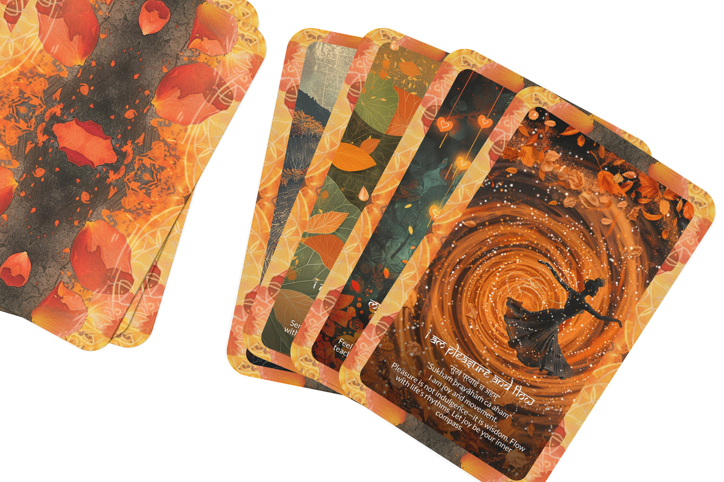 Sacral Mantra – A Creative Energy Oracle Deck – 22 Oracle Cards – Flow, Pleasure, and Passion