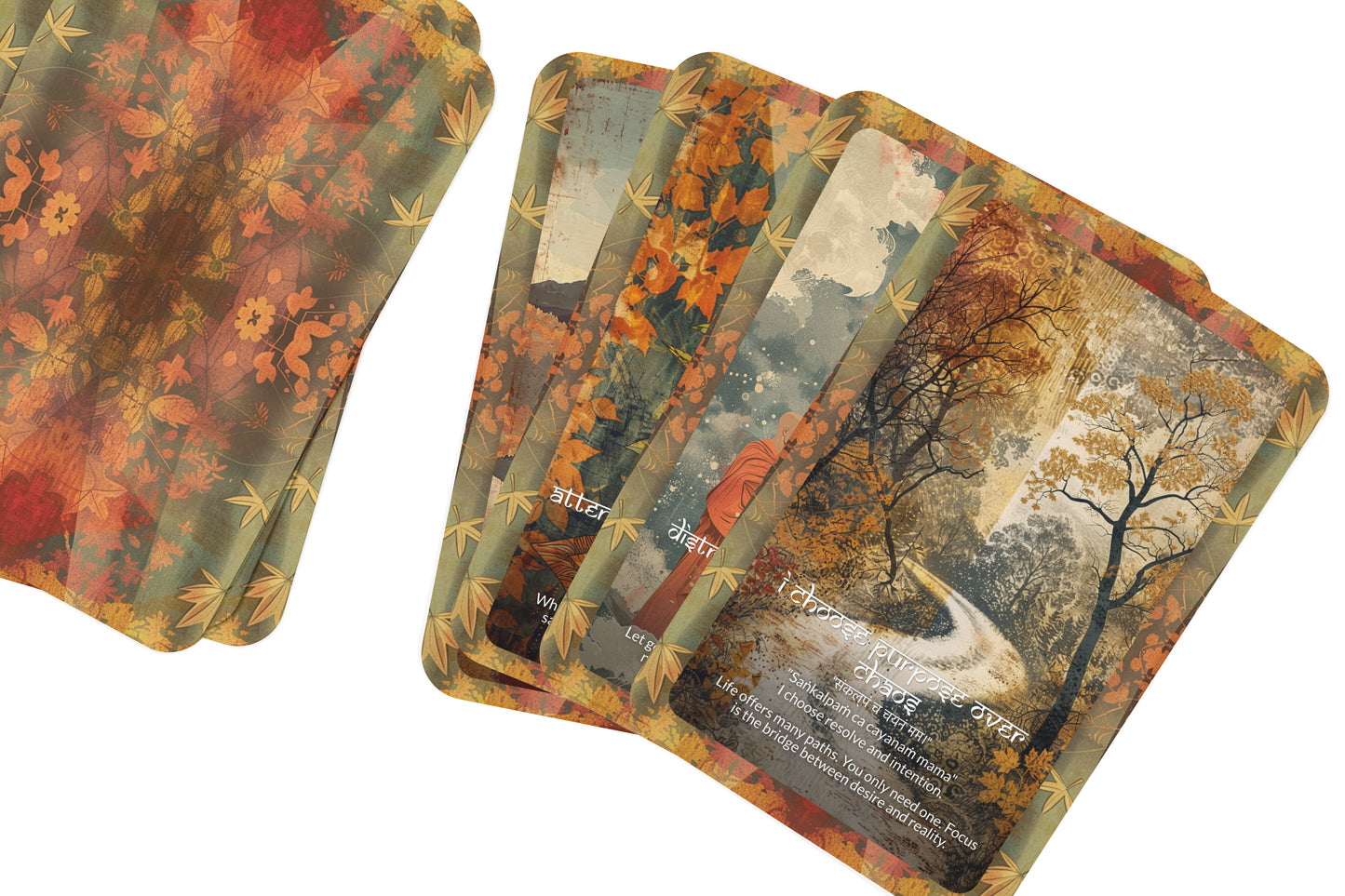 Focus Mantra – A Clarity Oracle Deck – 22 Oracle Cards – Centering the Mind and Intention