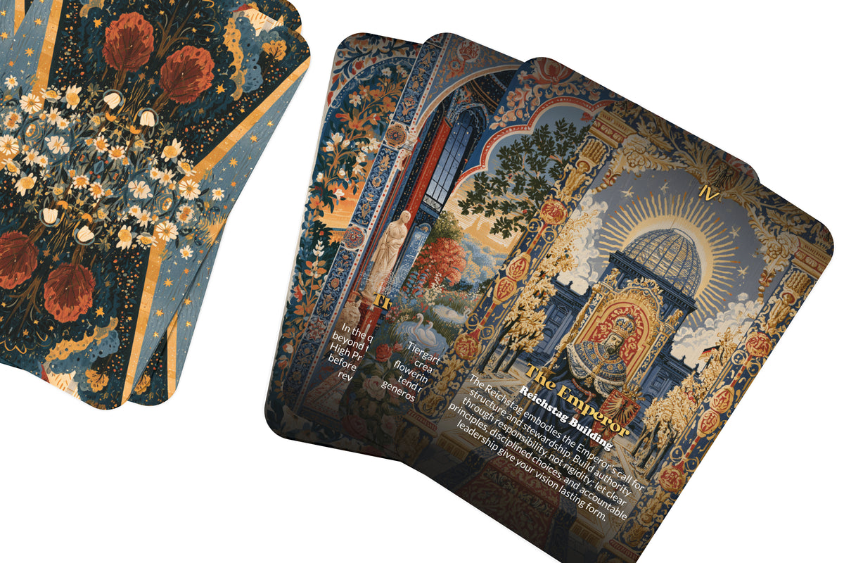 The Tarot of Berlin – A Modern History Tarot Deck – 22 Tarot Cards – Transformation Through Germany’s Cultural Heart