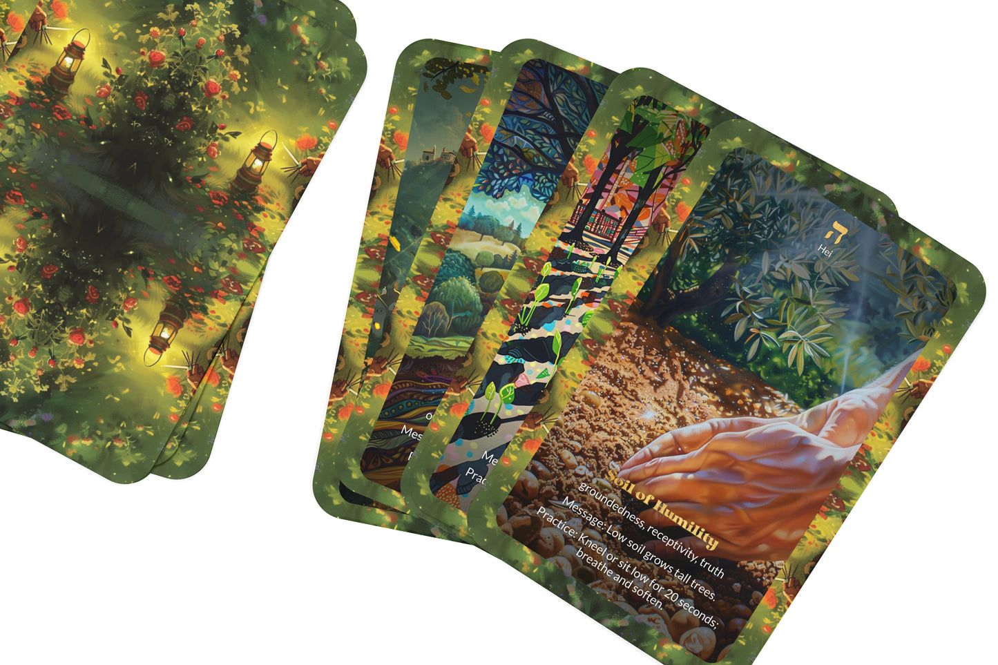 The Garden of the Souls Oracle – 22 Oracle Cards – Walk Among Living Teachings