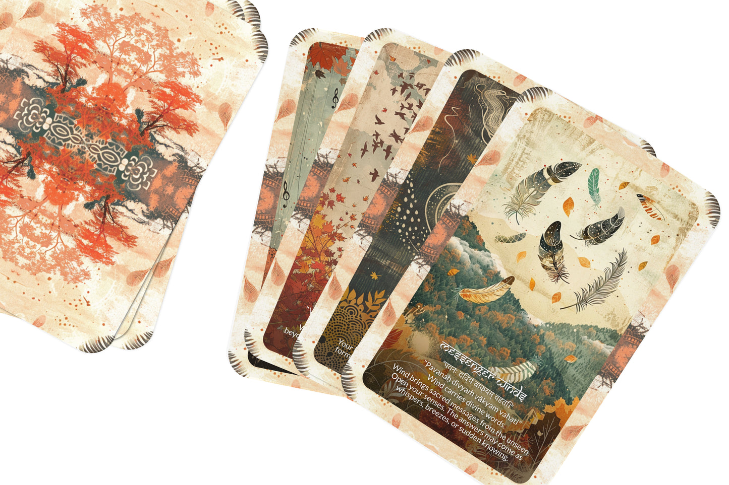 Wind Mantra – A Clarity Oracle Deck – 22 Oracle Cards – Messages from the Air Element