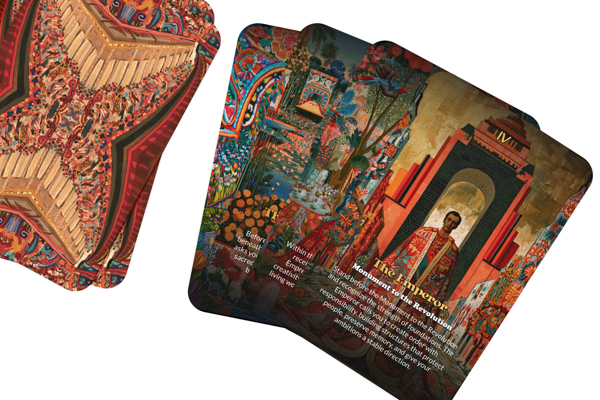 The Tarot of Mexico City – An Aztec Heritage Tarot Deck – 22 Tarot Cards – Ancient Gods and Modern Mysteries