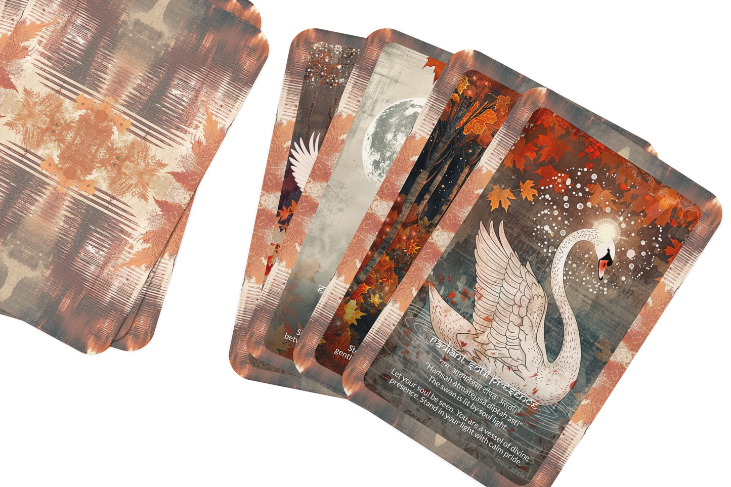 Swan Grace Mantra – A Beauty & Balance Oracle Deck – 22 Oracle Cards – Moving in Sacred Elegance