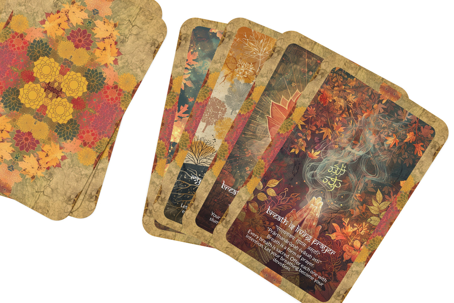 Breath Mantra – A Pranic Energy Oracle Deck – 22 Oracle Cards – Awakening Through Conscious Breathing