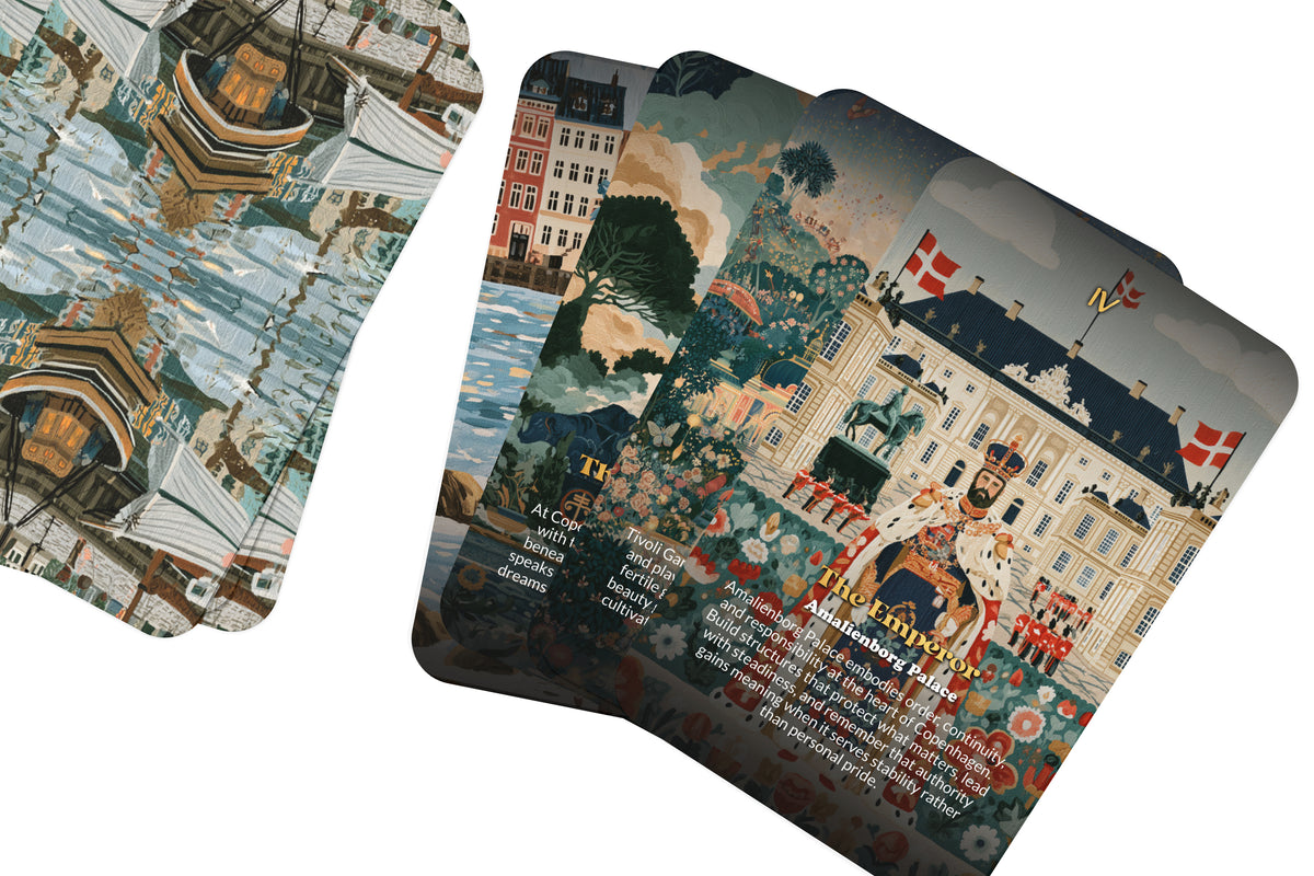 The Tarot of Copenhagen – A Nordic Heritage Tarot Deck – 22 Tarot Cards – Sea Legends and Scandinavian Spirit