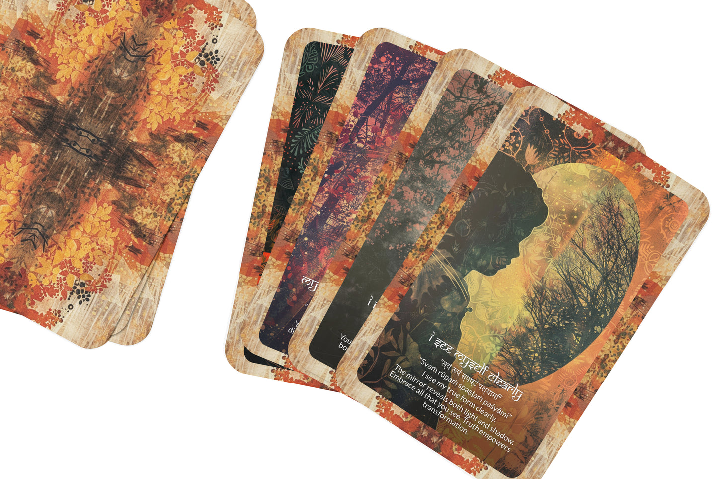 Mirror Shield Mantra – A Psychic Protection Oracle Deck – 22 Oracle Cards – Reflect, Deflect, Empower