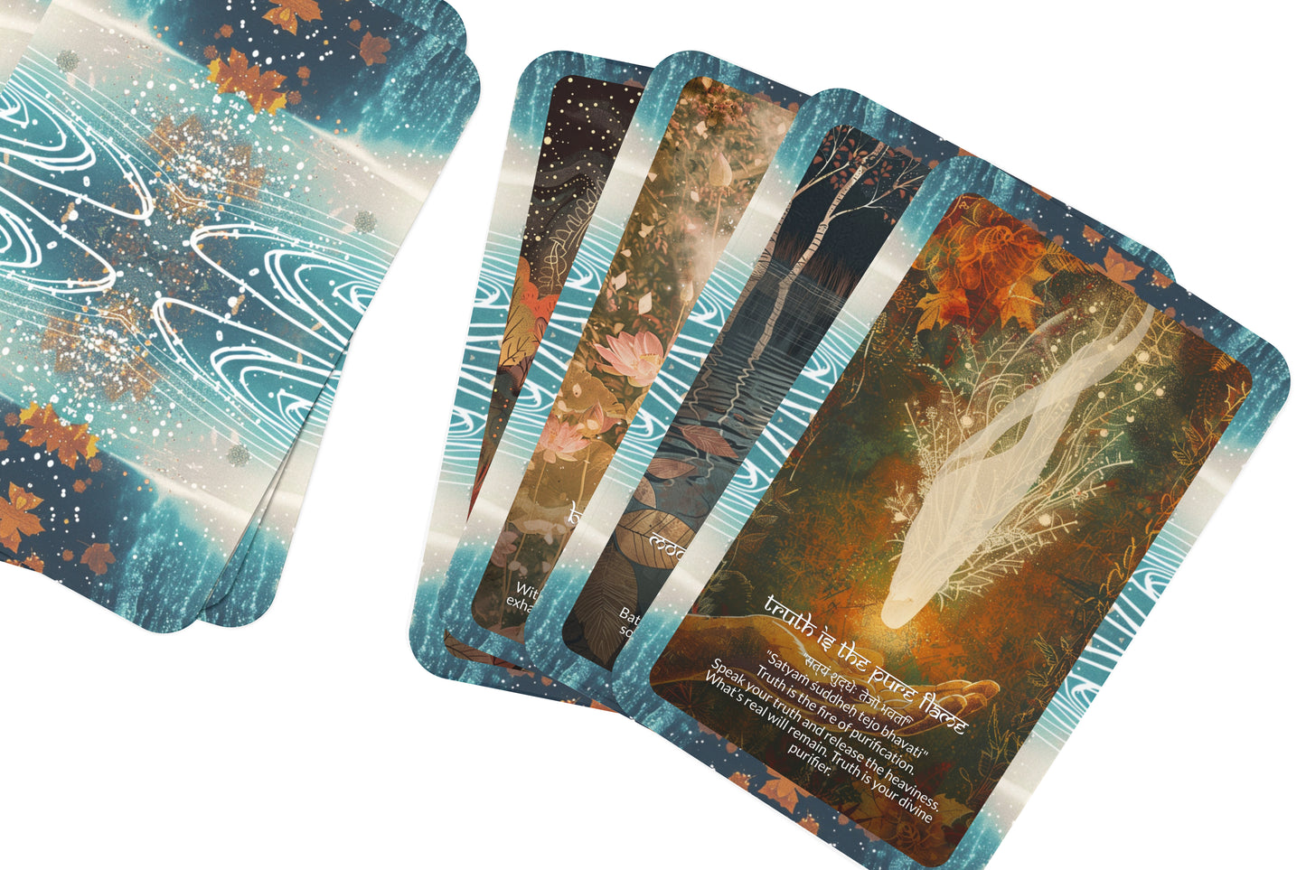 Purification Mantra – A Soul Detox Oracle Deck – 22 Oracle Cards – Cleansing Mind, Body, Spirit