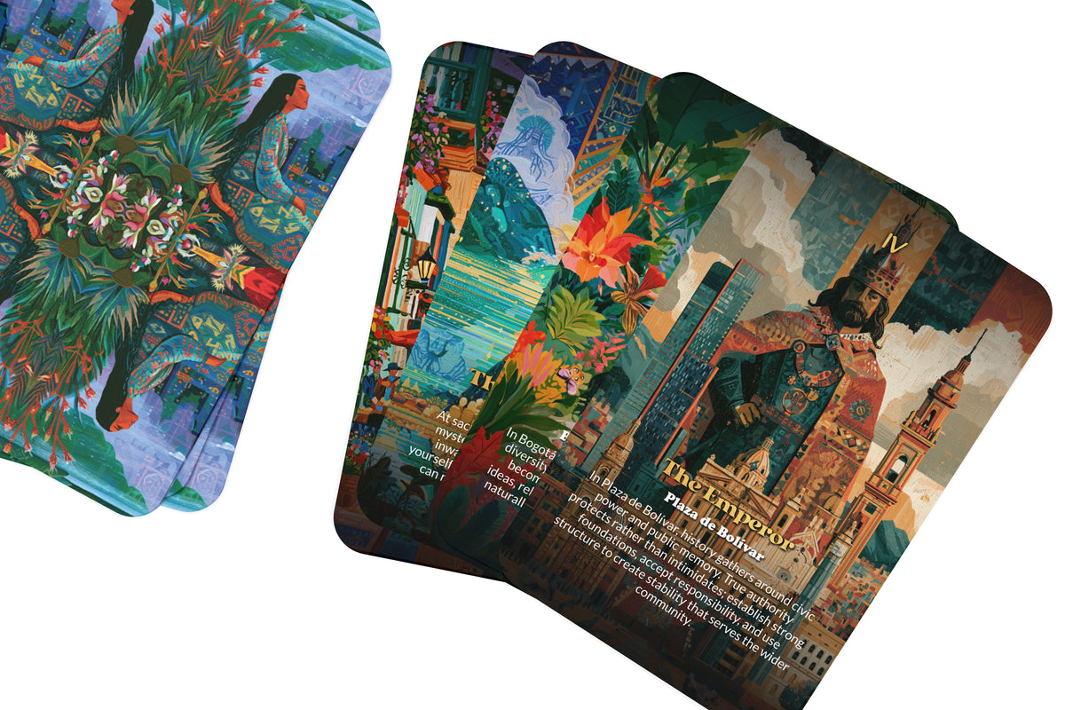 The Tarot of Bogotá – An Andean Heritage Tarot Deck – 22 Tarot Cards – Mysteries of Colombia’s Mountain Capital