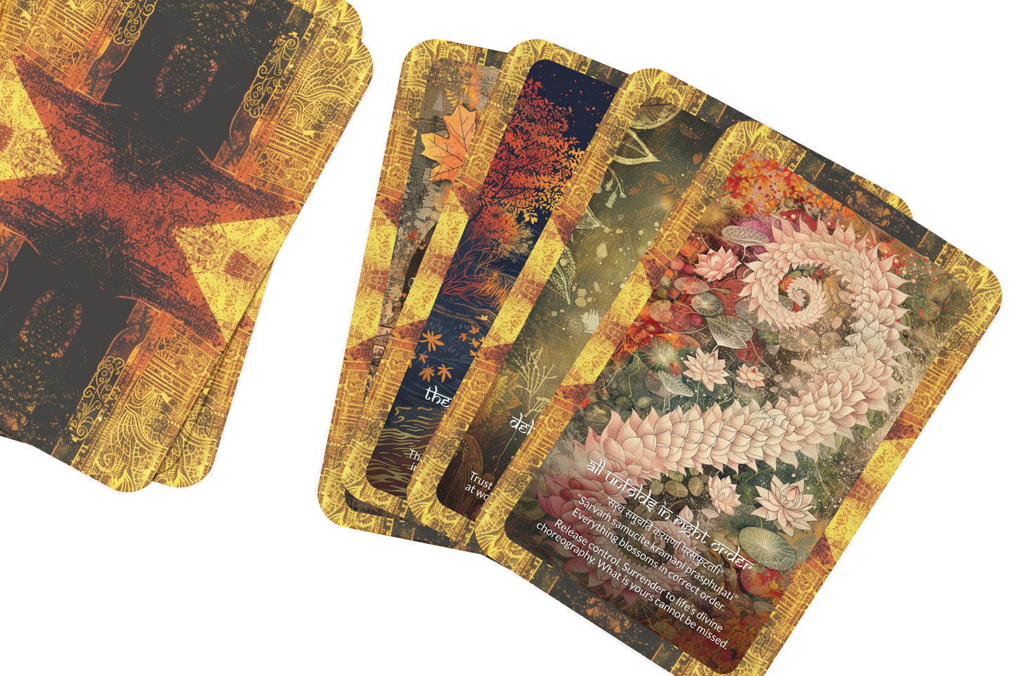 Timing Mantra – A Divine Flow Oracle Deck – 22 Oracle Cards – Trust the Rhythm of the Universe