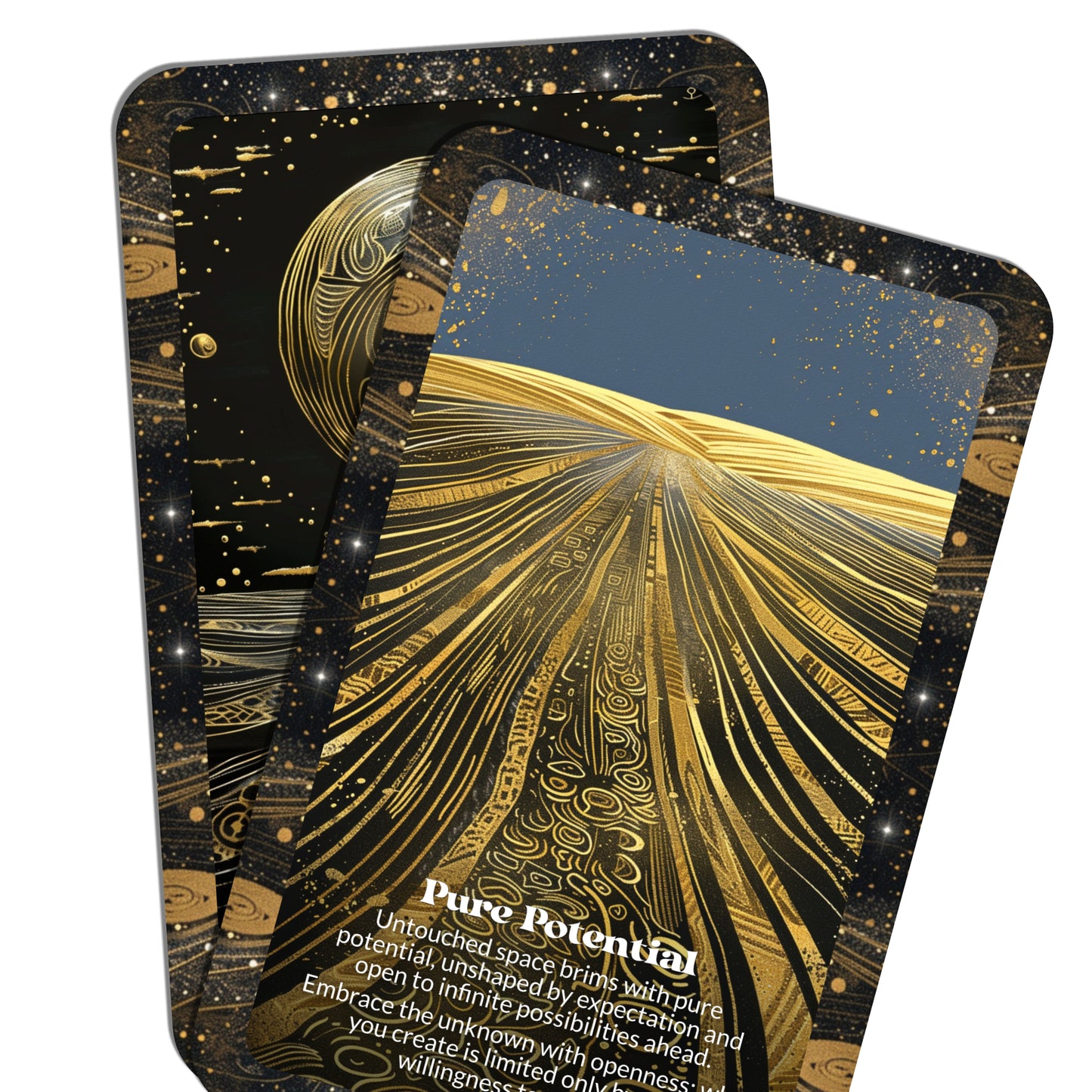 The Blank Spell – A Creative Intuition Oracle Deck – 22 Oracle Cards – Begin with Nothing, Channel Everything