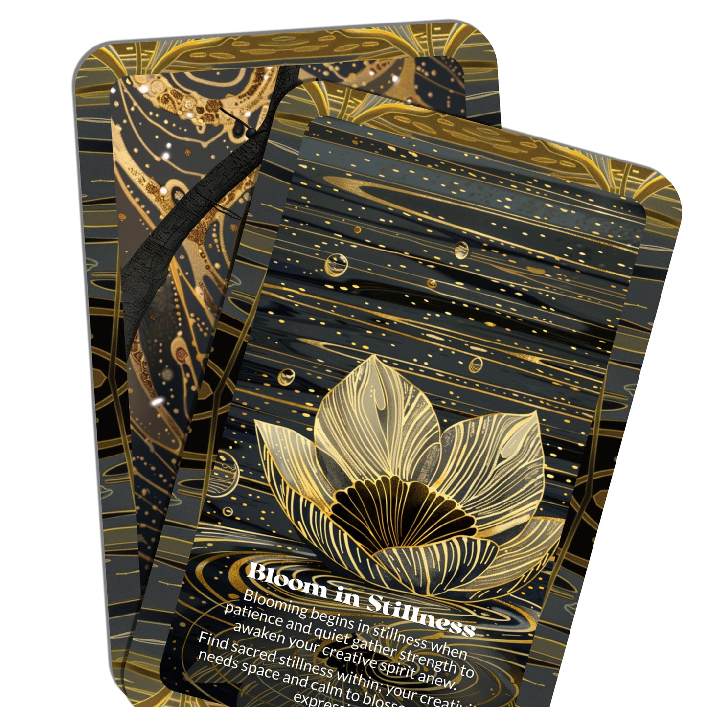 Drip & Bloom – A Creative Cycles Oracle Deck – 22 Oracle Cards – Let Inspiration Fall and Rise Again