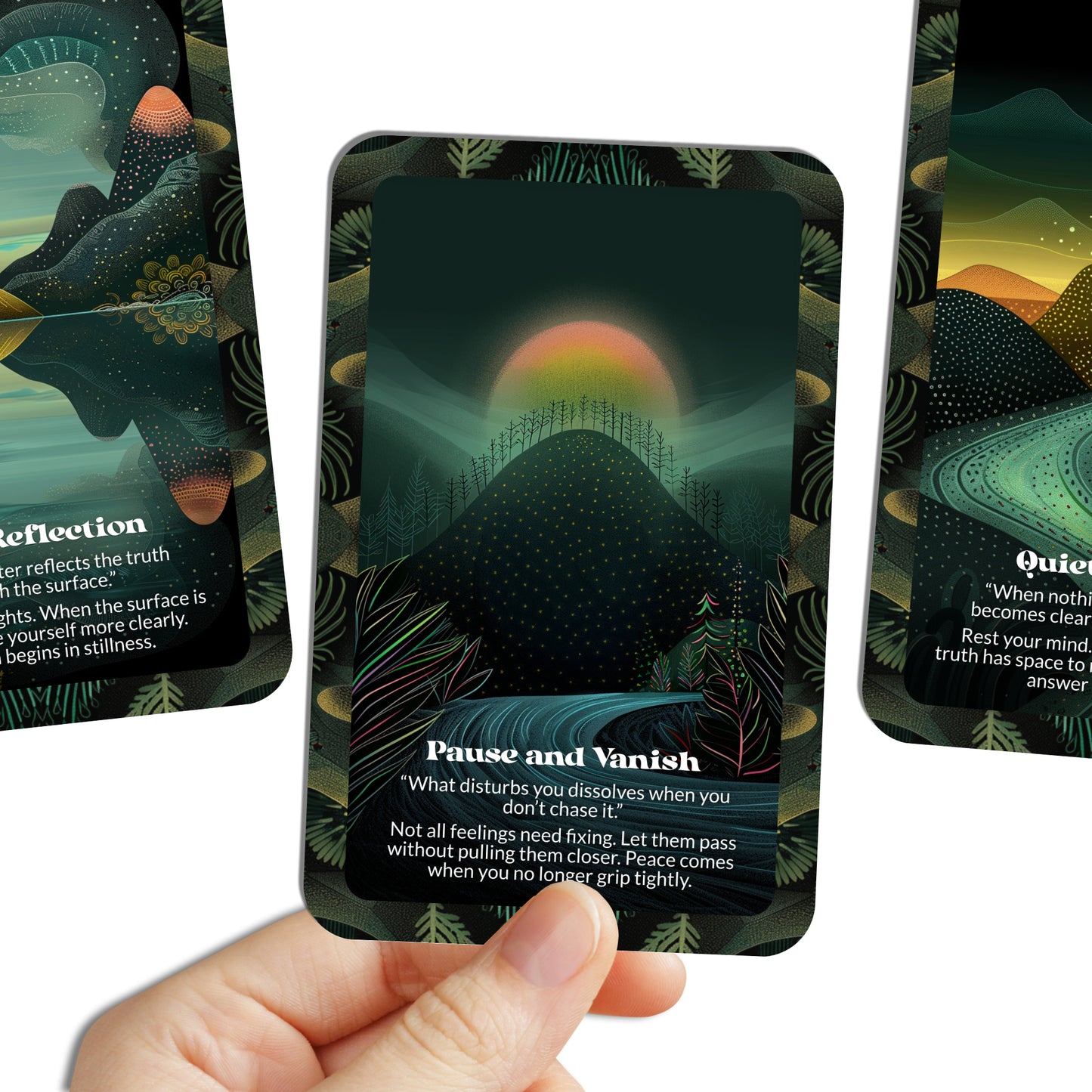 Dust & Stillness – A Meditation & Clarity Oracle Deck – 22 Oracle Cards – Where Quiet Dust Holds Wisdom