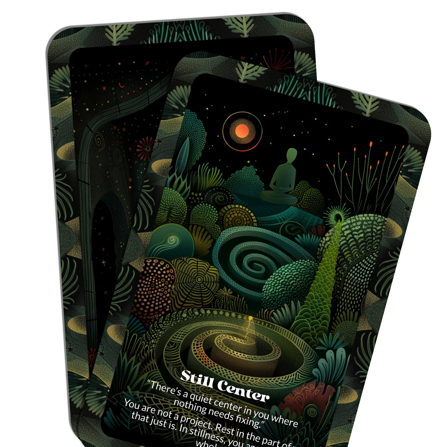 Dust & Stillness – A Meditation & Clarity Oracle Deck – 22 Oracle Cards – Where Quiet Dust Holds Wisdom