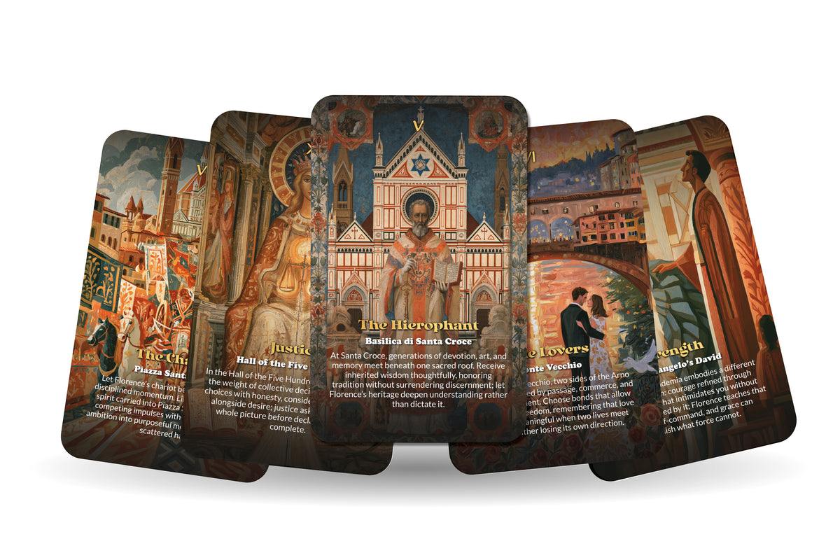 The Tarot of Florence – A Renaissance Wisdom Tarot Deck – 22 Tarot Cards – Art, Beauty, and Italian Enlightenment