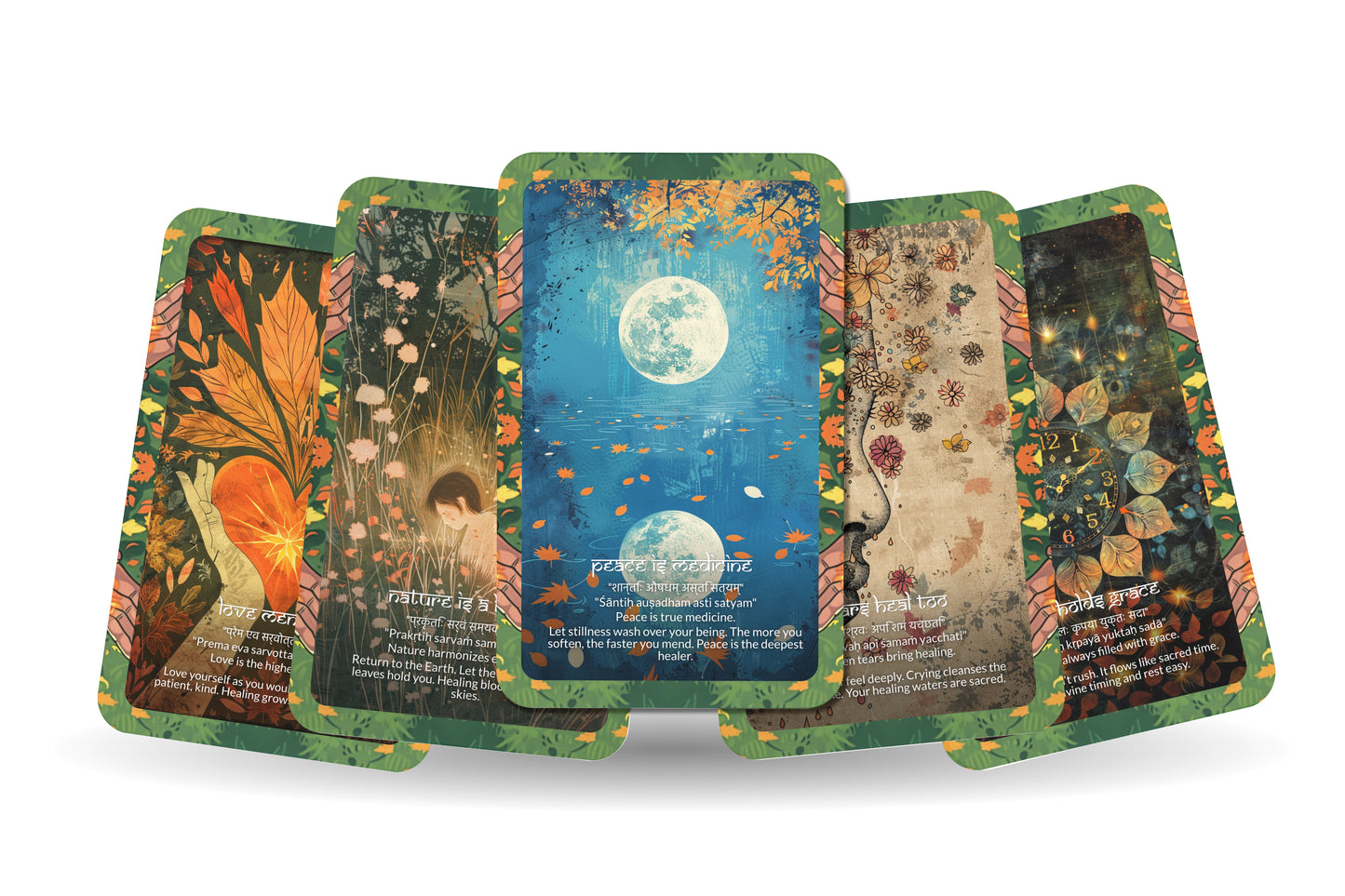 Healing Mantra – A Restoration Oracle Deck – 22 Oracle Cards – Returning to Wholeness