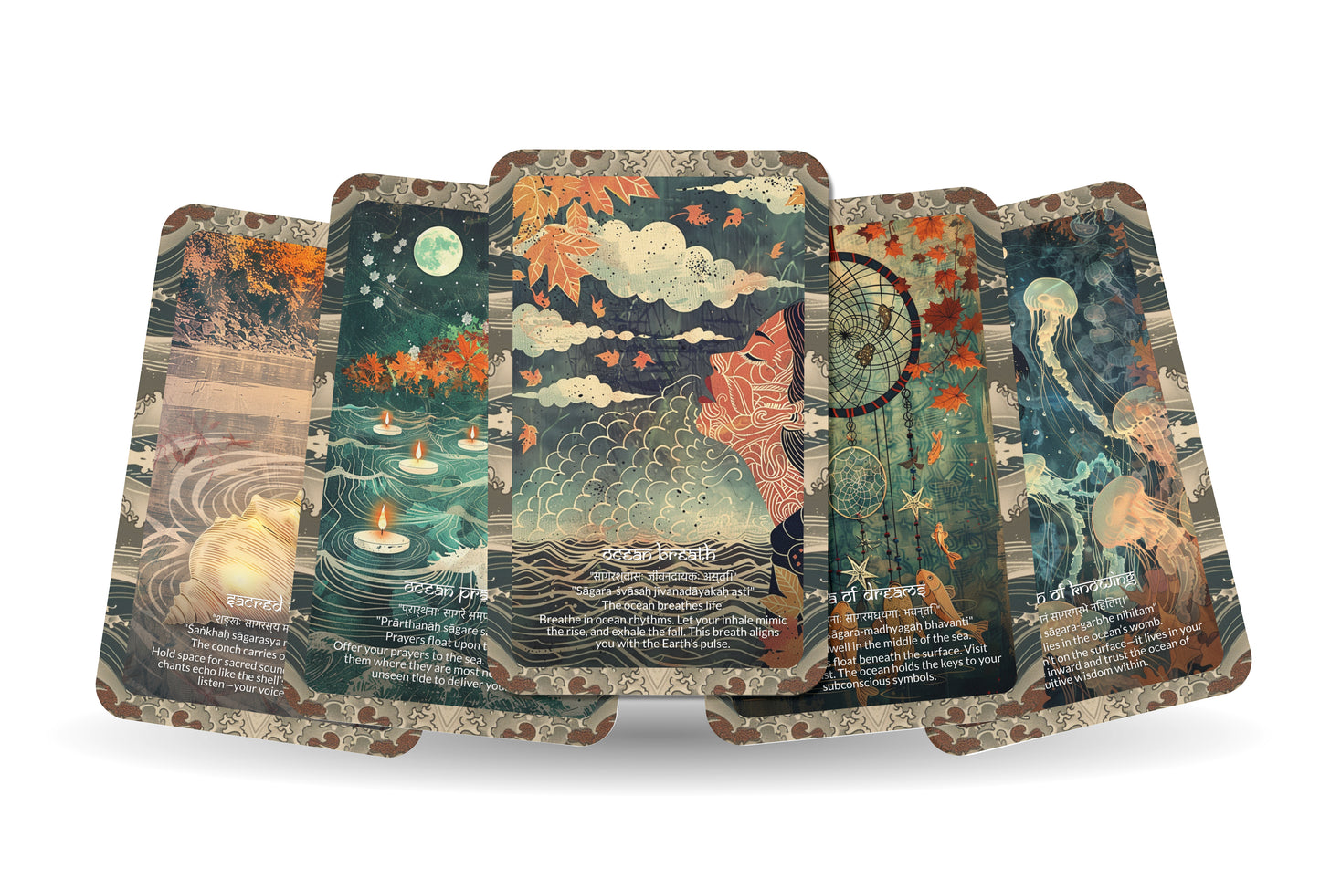 Ocean Mantra – A Flow Oracle Deck – 22 Oracle Cards – Depth, Emotion, and Surrender