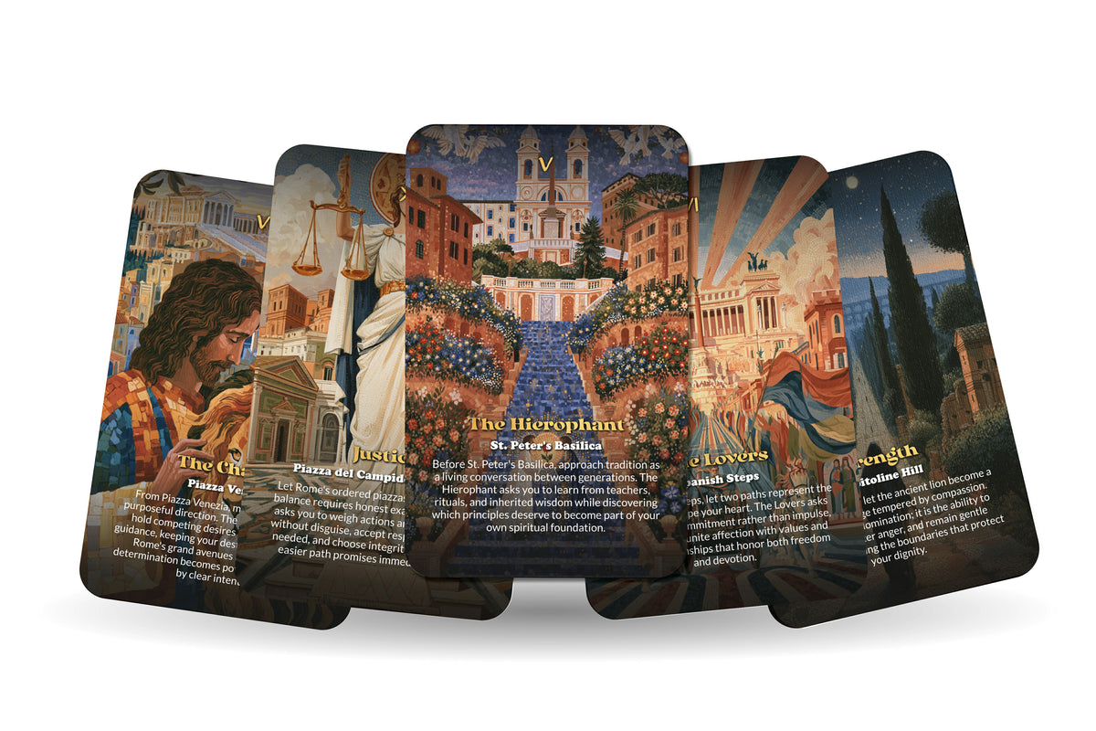 The Tarot of Rome – An Ancient Roman Tarot Deck – 22 Tarot Cards – Empire, Mythology, and Eternal City Wisdom
