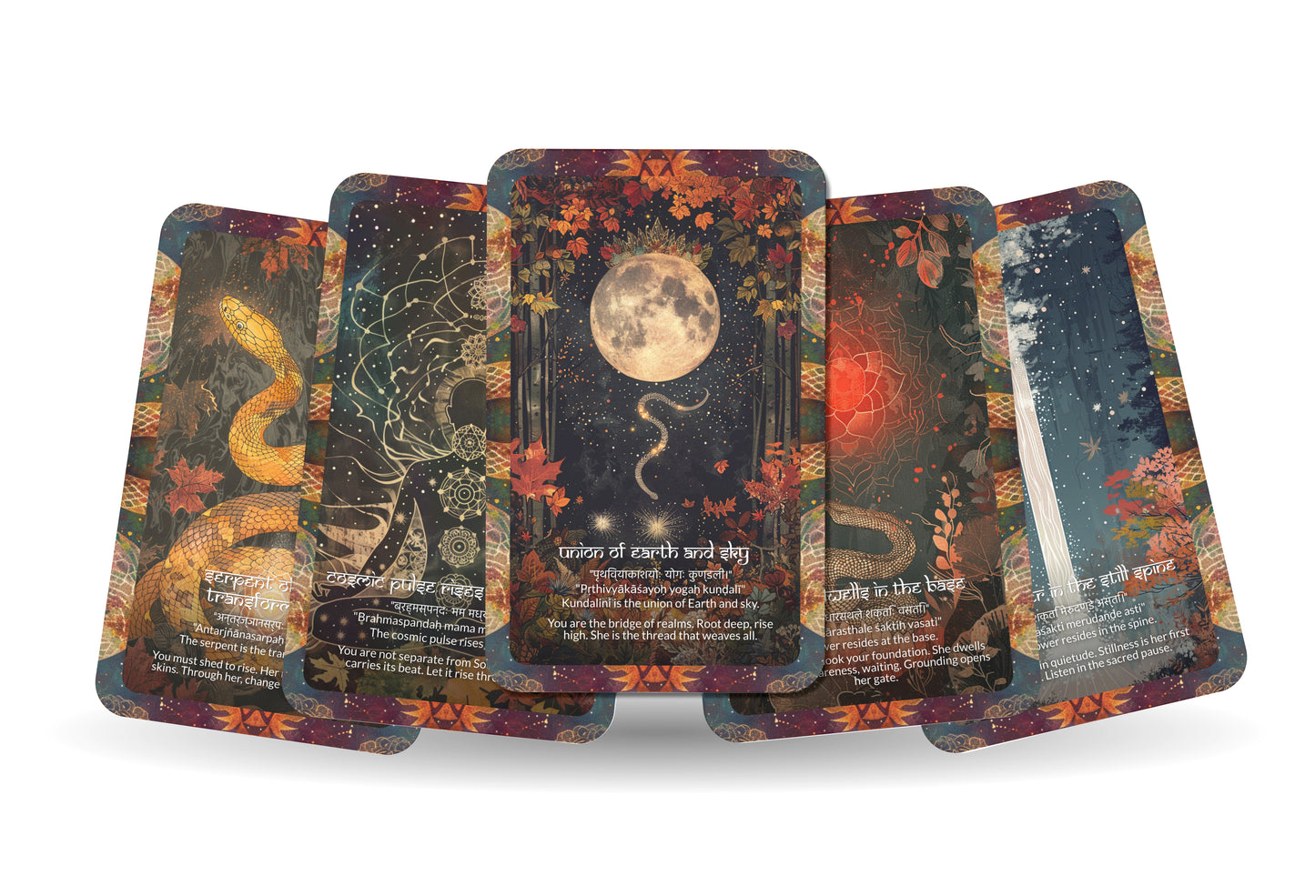 Kundalini (Serpent) Mantra – A Spiritual Awakening Oracle Deck – 22 Oracle Cards – Rise of the Coiled Power