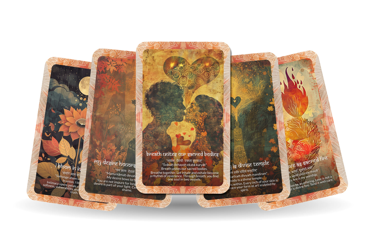 Kamasutra Mantra – A Sacred Pleasure Oracle Deck – 22 Oracle Cards – The Art of Divine Union