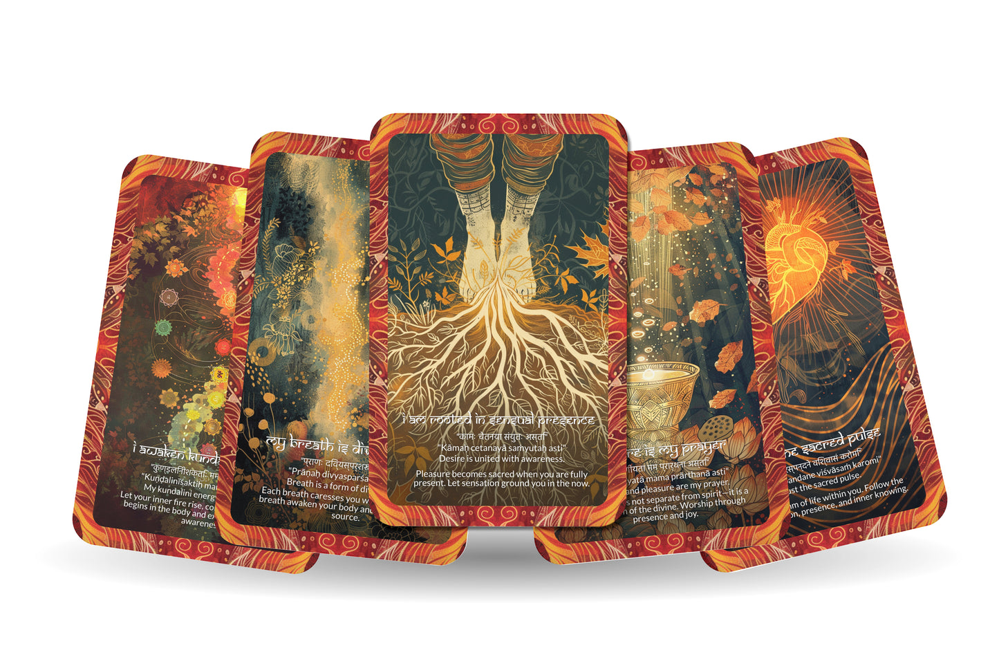 Tantric Mantra – A Sacred Union Oracle Deck – 22 Oracle Cards – Awakened Intimacy and Presence