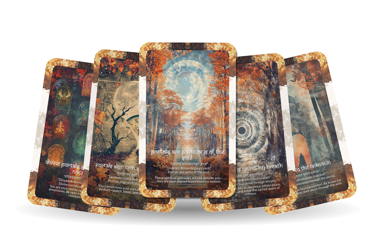 Portal Mantra – A Gateway Oracle Deck – 22 Oracle Cards – Enter the Realms of Possibility