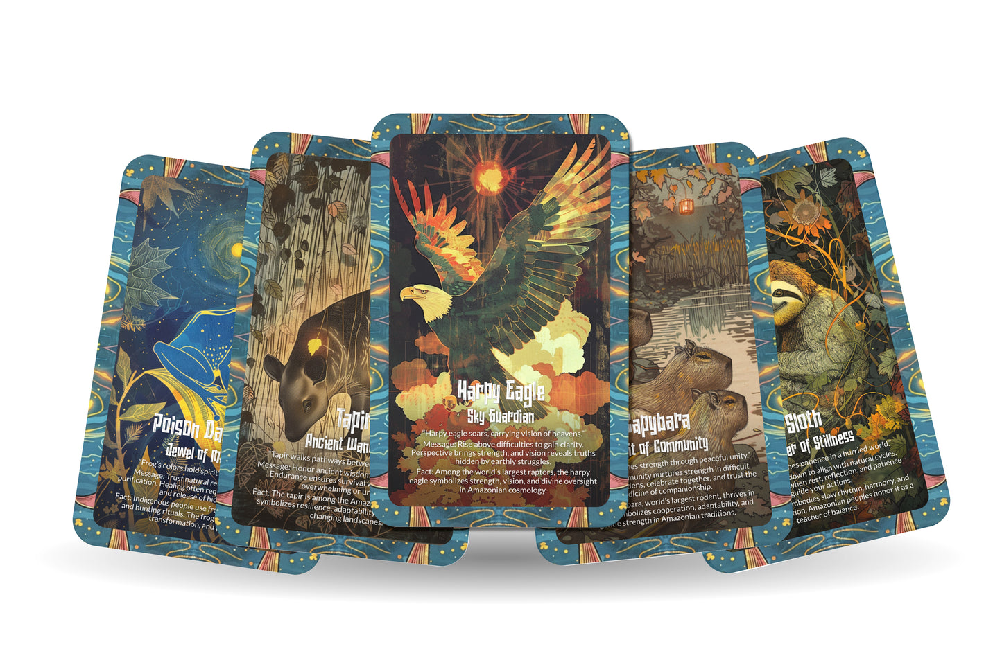 The Oracle of Amazonian Animals – A Spirit Allies Oracle Deck – 22 Oracle Cards – Totems of the Jungle
