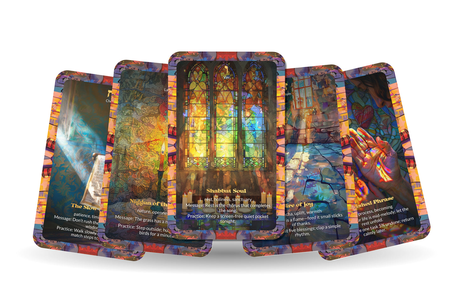 Song Oracle – Niggunim of the Soul – 22 Oracle Cards – Tune Into Sacred Melodies