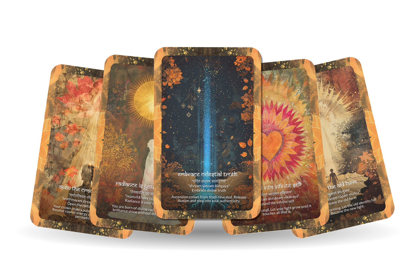 Ascension Mantra – A Divine Rising Oracle Deck – 22 Oracle Cards – Pathways to the Higher Self