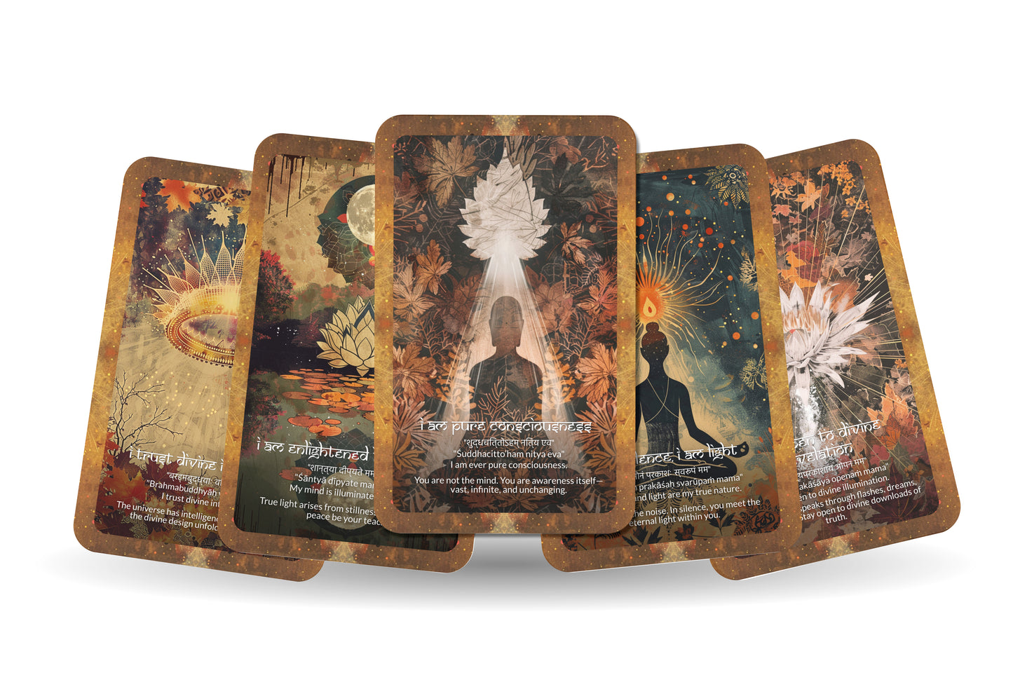 Crown Mantra – A Divine Connection Oracle Deck – 22 Oracle Cards – Opening the Gateway to Source