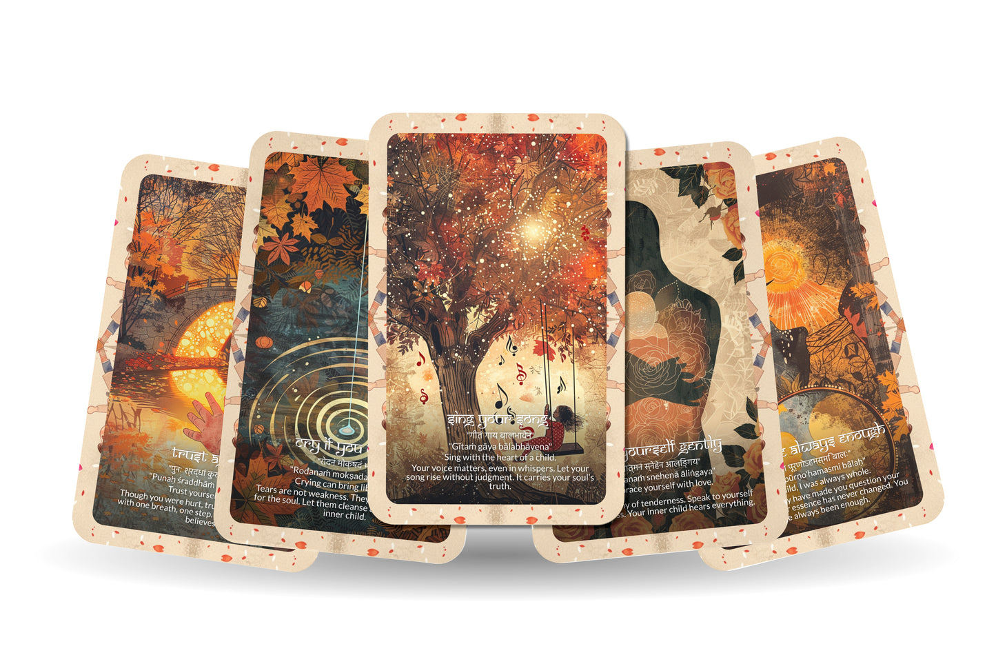 Inner Child Mantra – A Soul Remembrance Oracle Deck – 22 Oracle Cards – Healing Through Innocence