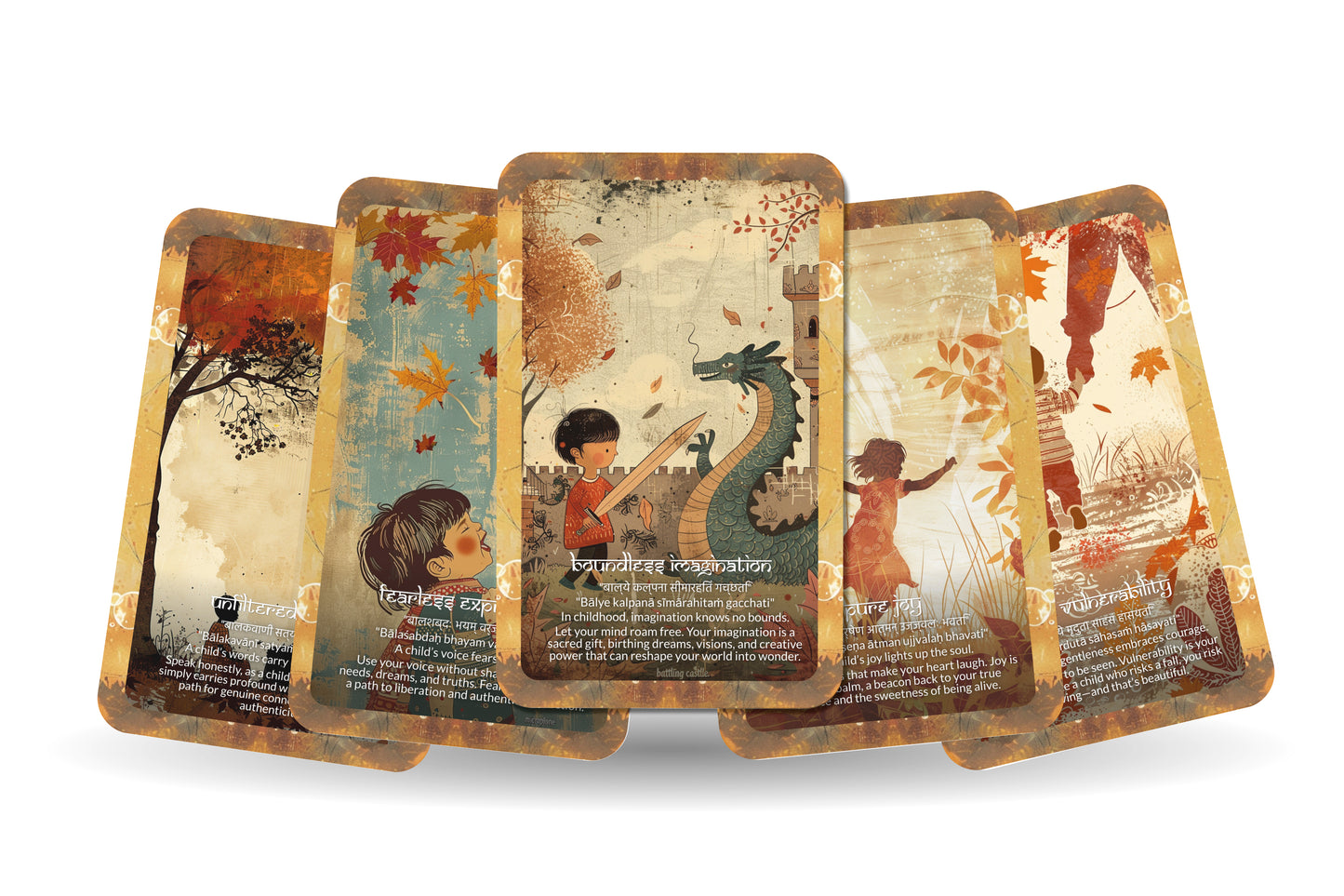 Child Mantra – A Divine Feminine Oracle Deck – 22 Oracle Cards – Embracing Innocence and Wonder