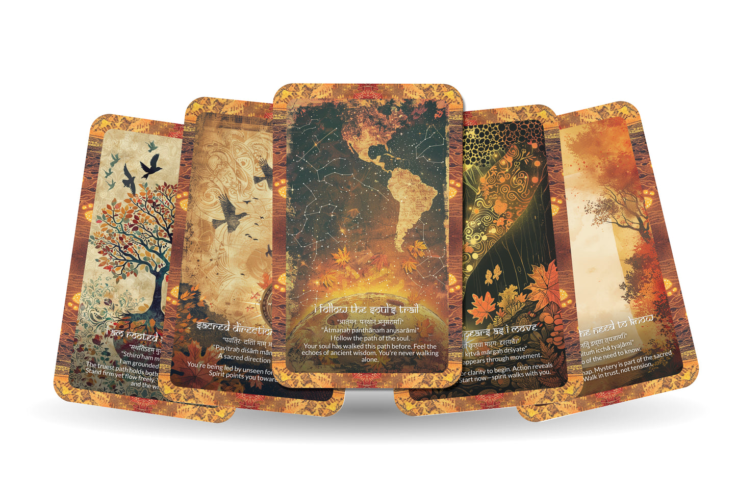 Path Mantra – A Life Journey Oracle Deck – 22 Oracle Cards – Walking the Soul’s Road