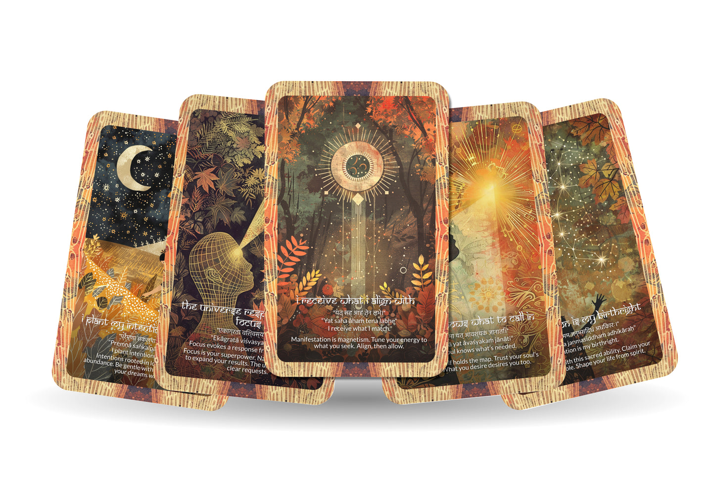 Manifestation Mantra – A Creation Oracle Deck – 22 Oracle Cards – Calling Dreams into Reality