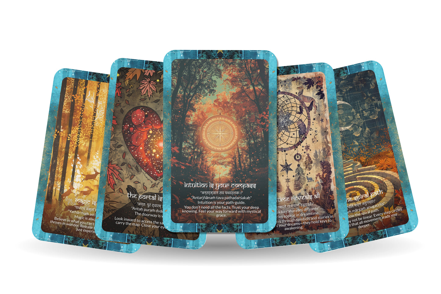 Mystic Mantra – A Spirit Whisper Oracle Deck – 22 Oracle Cards – Deep Wisdom from Beyond the Veil