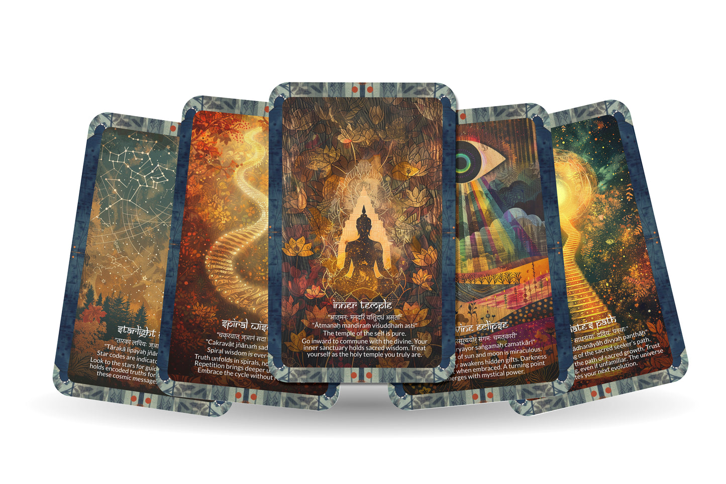 Mystica Mantra – A Divine Feminine Oracle Deck – 22 Oracle Cards – Embodying Sacred Magic