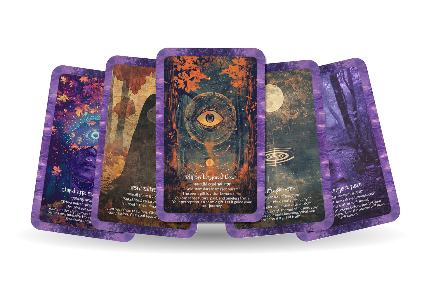 Seer Mantra – A Vision Oracle Deck – 22 Oracle Cards – Seeing Beyond the Physical Veil