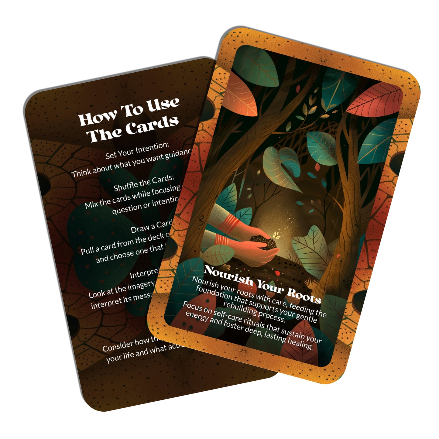 The Gentle Rebuild – A Recovery Oracle Deck – 22 Oracle Cards – Restore the Foundation of the Soul