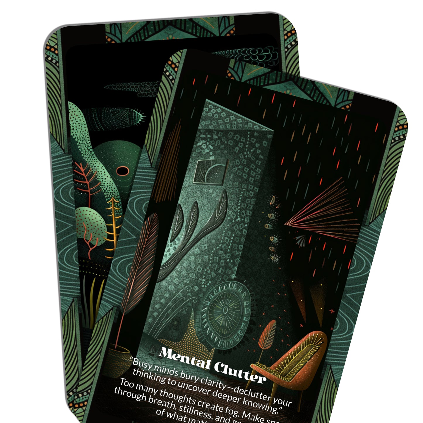 Echoes of the Mind – An Introspective Oracle Deck – 22 Oracle Cards – Follow the Trail of Unspoken Thoughts