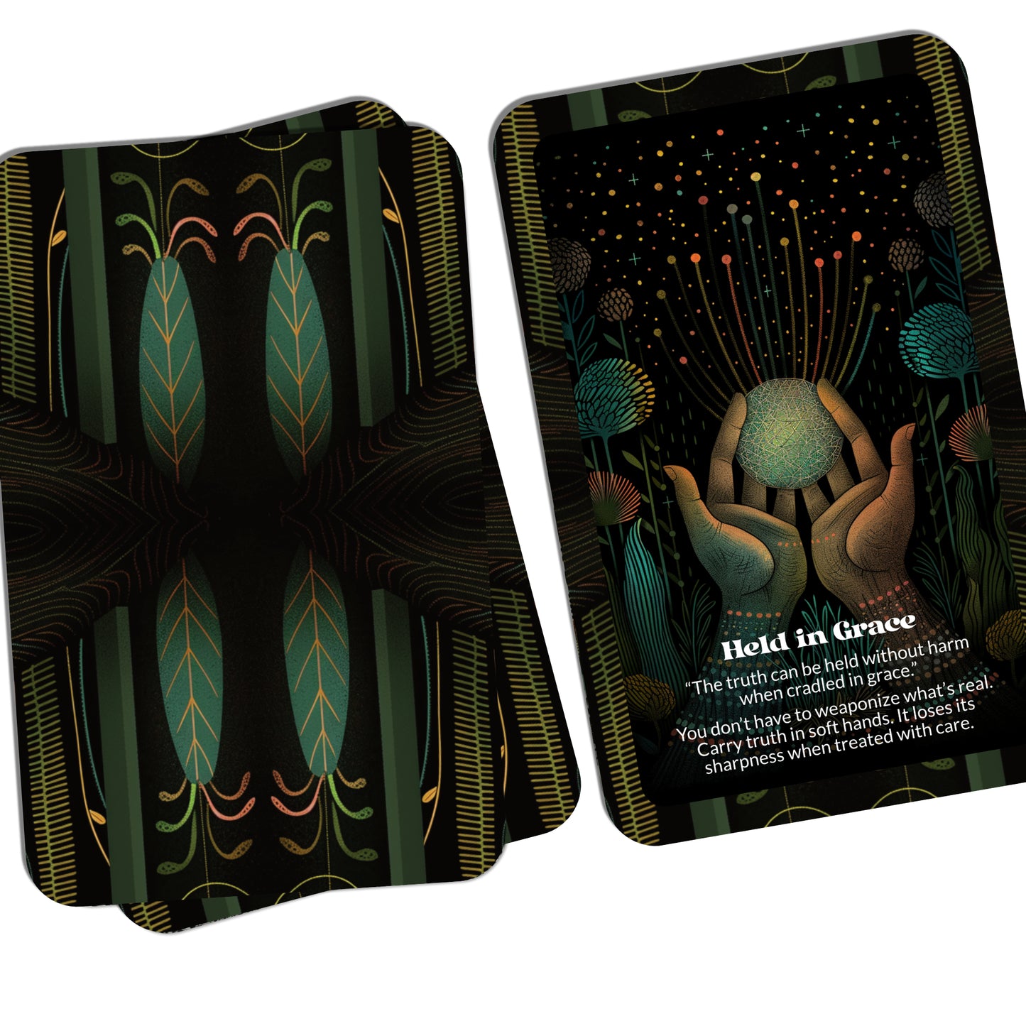 The Gentle Reckoning – A Quiet Truths Oracle Deck – 22 Oracle Cards – Softly Meeting What Must Be Faced