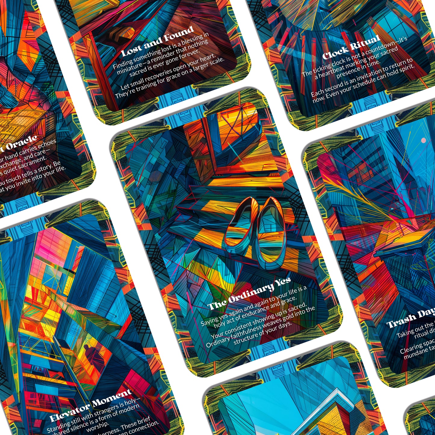 The Golden Ordinary – A Sacred Mundanity Oracle Deck – 22 Oracle Cards – Magic Hides in Daily Dust