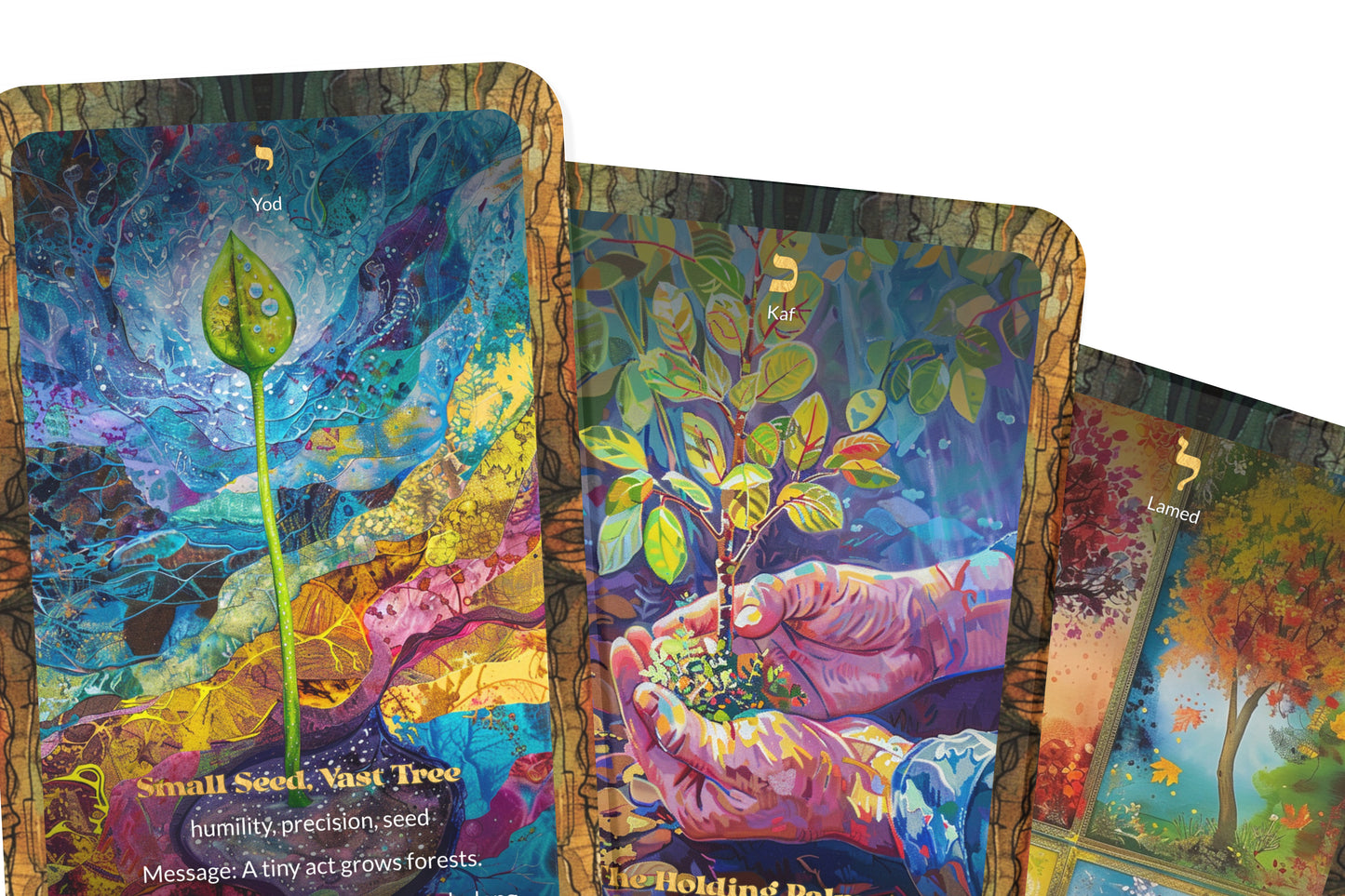 The Tree of Life Breslov Oracle – Roots in Heaven, Branches on Earth – 22 Oracle Cards – Kabbalistic Growth