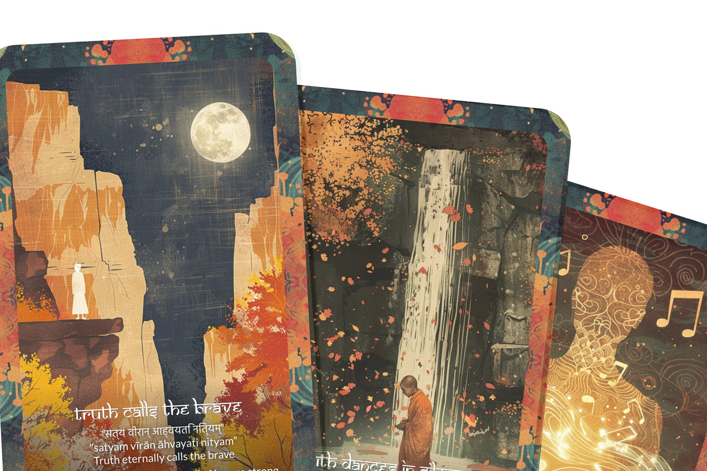 Truth Mantra – A Soul Integrity Oracle Deck – 22 Oracle Cards – Speak, Live, and Be Your Truth