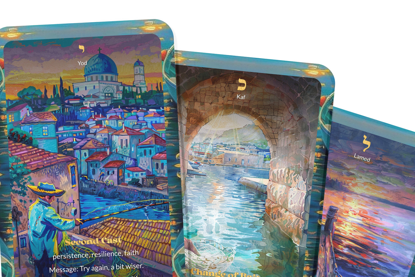 The Fisherman’s Net Oracle – 22 Oracle Cards – Draw Blessings From the Depths