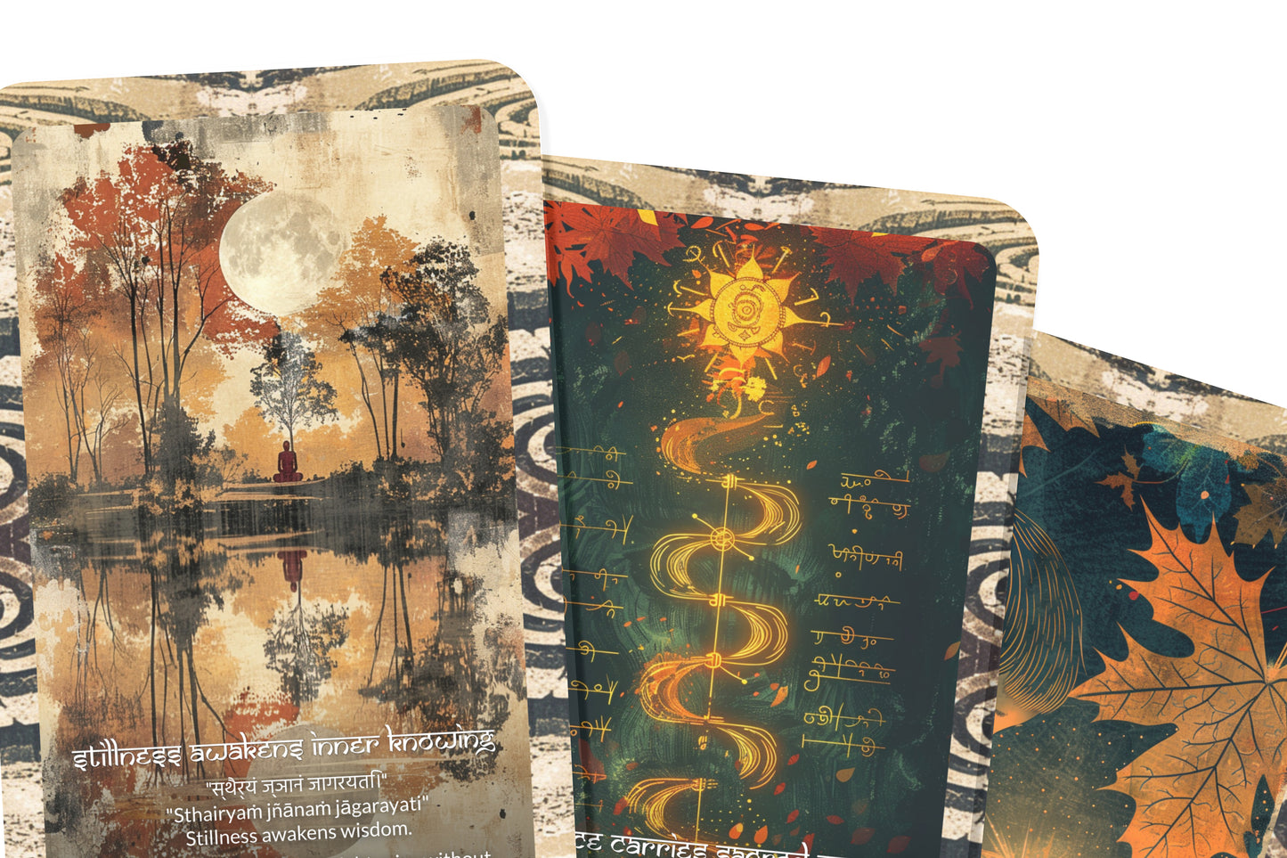 Sage Mantra – A Wisdom Keeper Oracle Deck – 22 Oracle Cards – Guidance from the Ancient Path