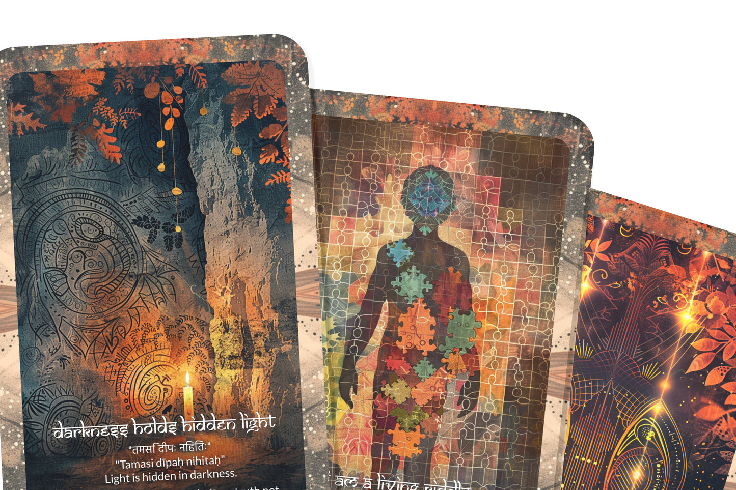Mystery Mantra – A Hidden Realms Oracle Deck – 22 Oracle Cards – Trusting the Unknown Path