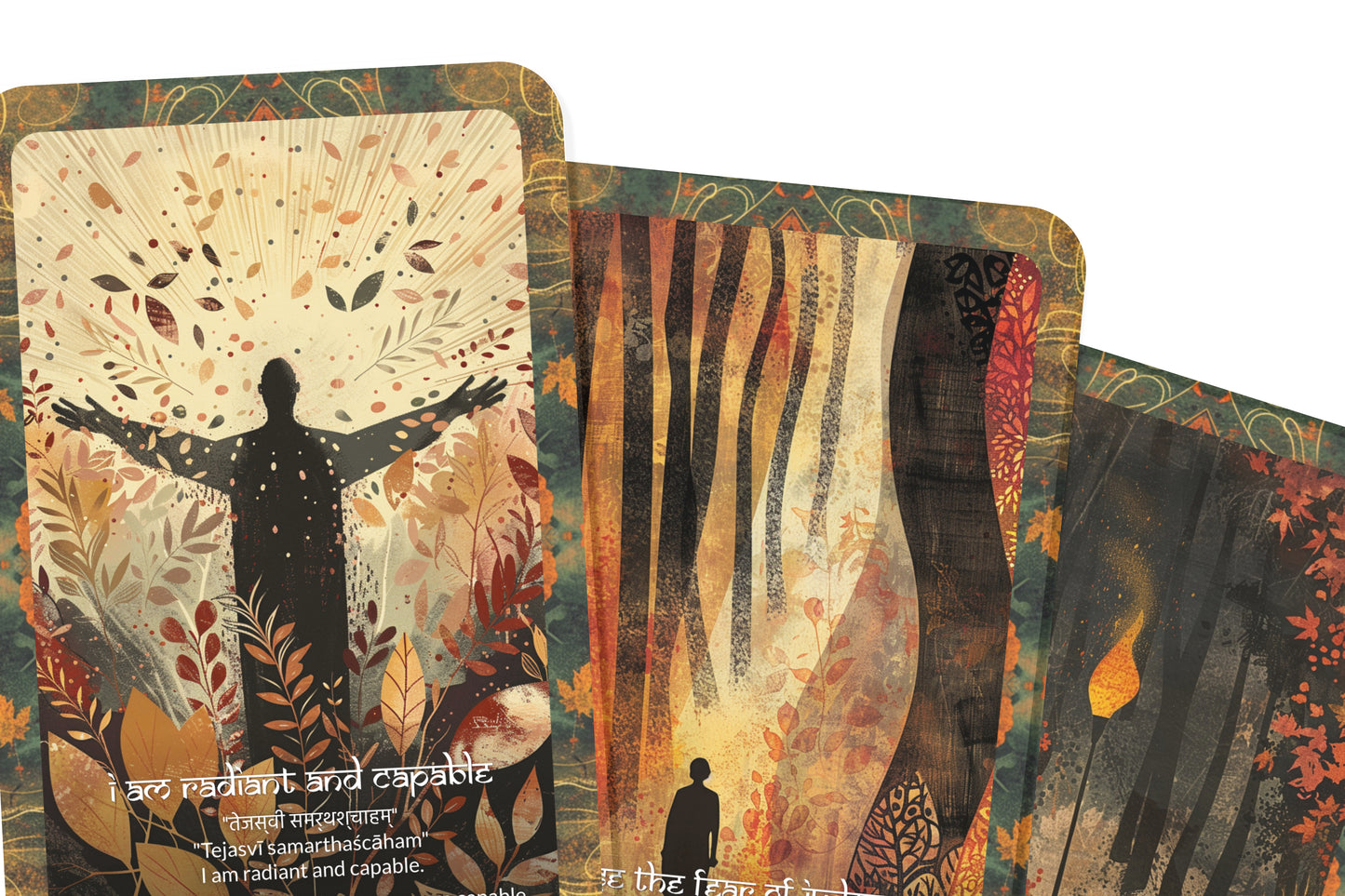 Confidence Mantra – An Inner Power Oracle Deck – 22 Oracle Cards – Radiate Self-Belief and Courage