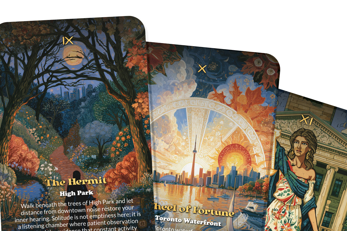 The Tarot of Toronto – A Canadian Multicultural Tarot Deck – 22 Tarot Cards – Urban Diversity and Lakeside Spirit